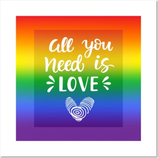 All you need is love Posters and Art